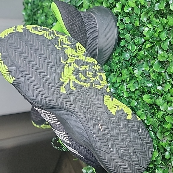 adidas Kids Black and Neon Green Sneakers - Picture 7 of 7